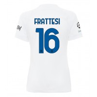 Dres Inter Milan Davide Frattesi #16 Preč pre Ženy 2023-24 Krátky Rukáv